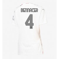 Camisa de Futebol AC Milan Ismael Bennacer #4 Equipamento Secundário Mulheres 2023-24 Manga Curta